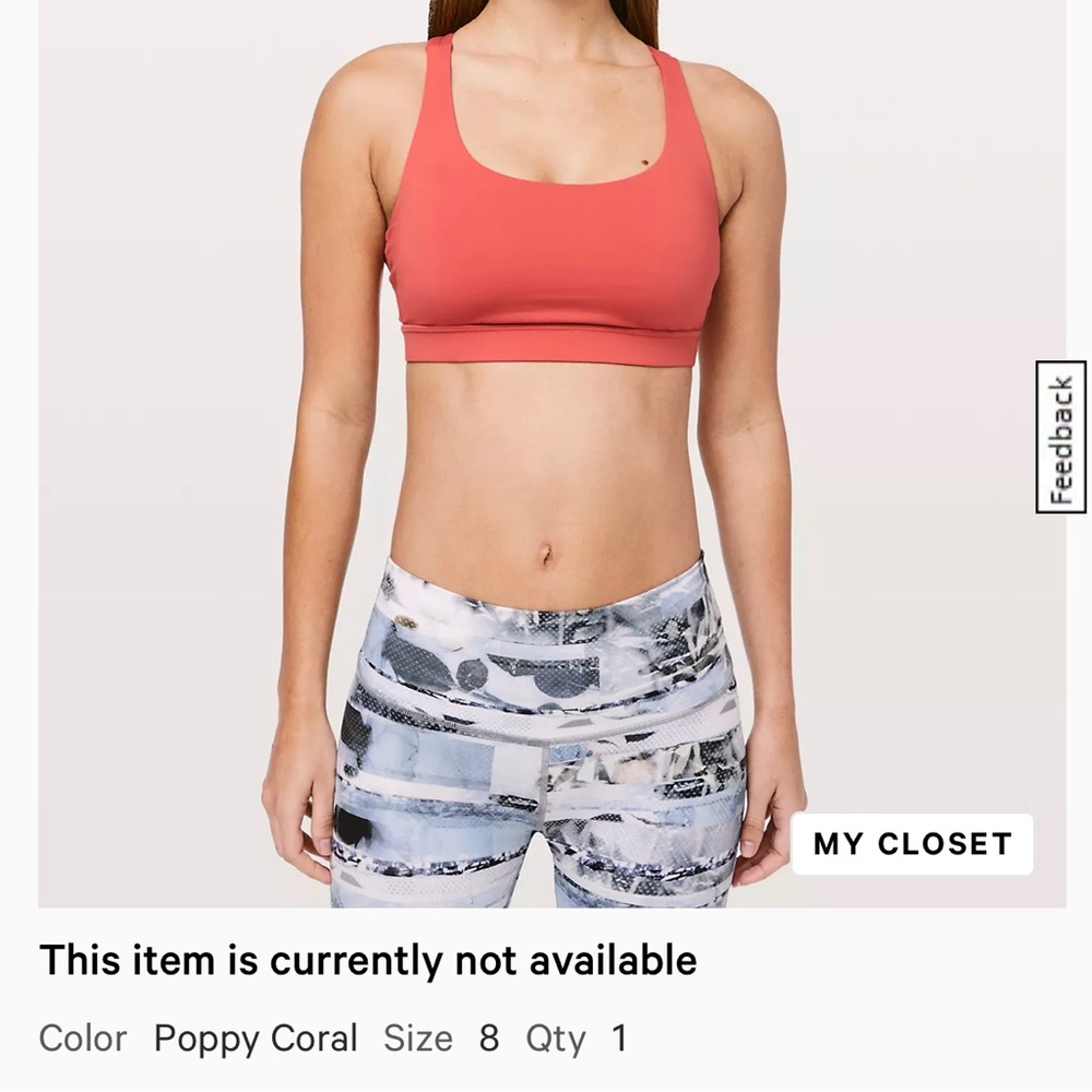 Lululemon Energy Sports Bra 🏃‍♀️